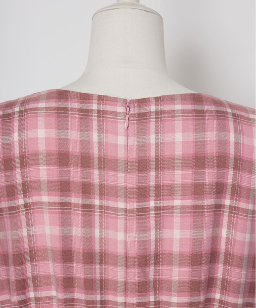 Lolime by mellfy memory(ロリミー バイ メルフィーメモリー)の「frill heart long dress(ワンピース・レディース・ピンク/グレー・M/LL)」の19枚目の写真