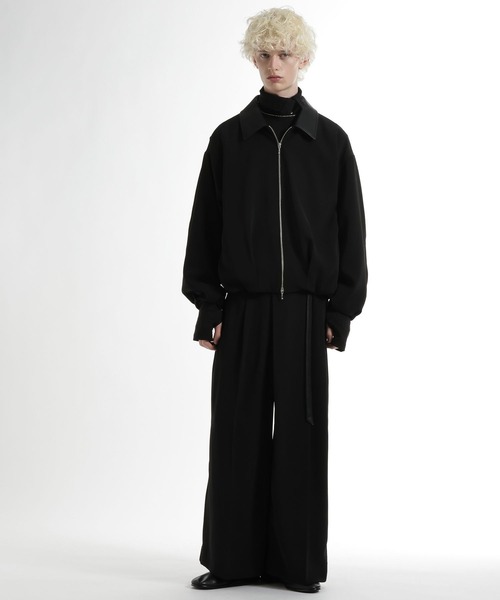 HARE（ハレ）の「ボタンハイネックカット(HARE)（Tシャツ/カットソー・メンズ・ブルー/ブラック/ネイビー・FREE）」の4枚目の写真