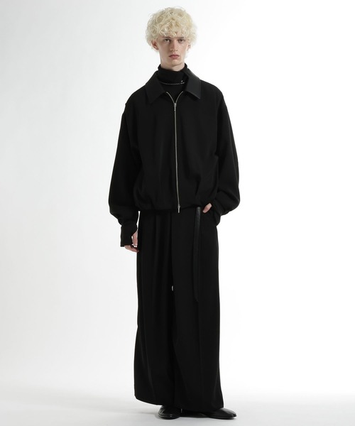 HARE（ハレ）の「ボタンハイネックカット(HARE)（Tシャツ/カットソー・メンズ・ブルー/ブラック/ネイビー・FREE）」の5枚目の写真