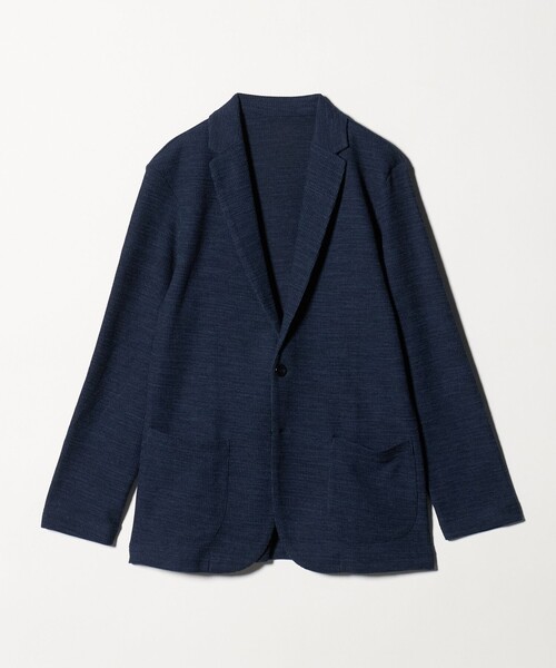 A DAY IN THE LIFE UNITED ARROWS(アデイインザライフユナイテッドアローズ)の「ドビー ワッフル カーディガン ジャケット<A DAY IN THE LIFE>(カーディガン/ボレロ・メンズ・ダークグレー/ネイビー・L/M/XL)」の2枚目の写真