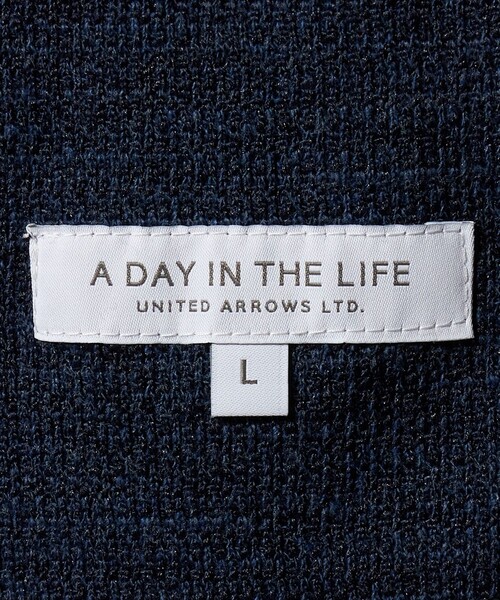 A DAY IN THE LIFE UNITED ARROWS(アデイインザライフユナイテッドアローズ)の「ドビー ワッフル カーディガン ジャケット<A DAY IN THE LIFE>(カーディガン/ボレロ・メンズ・ダークグレー/ネイビー・L/M/XL)」の11枚目の写真