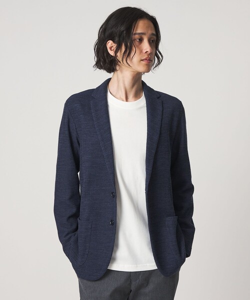 A DAY IN THE LIFE UNITED ARROWS(アデイインザライフユナイテッドアローズ)の「ドビー ワッフル カーディガン ジャケット<A DAY IN THE LIFE>(カーディガン/ボレロ・メンズ・ダークグレー/ネイビー・L/M/XL)」の13枚目の写真