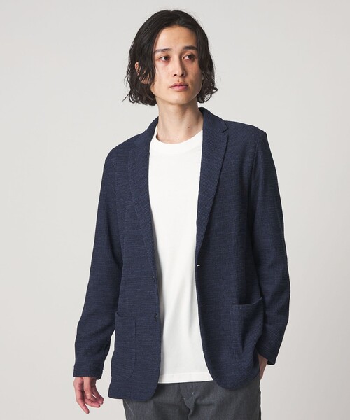 A DAY IN THE LIFE UNITED ARROWS(アデイインザライフユナイテッドアローズ)の「ドビー ワッフル カーディガン ジャケット<A DAY IN THE LIFE>(カーディガン/ボレロ・メンズ・ダークグレー/ネイビー・L/M/XL)」の14枚目の写真