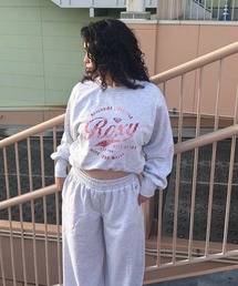 ROXY(���L�V�[)��ROXY �E�B�����Y ROXY WITH HEART PULLOVER �~�j���уN���[�l�b�N�X�E�F�b�g �y2026�N�t�ă��f���z/���L�V�[�v���I�[�o�[�g���[�i�[(�X�E�F�b�g)