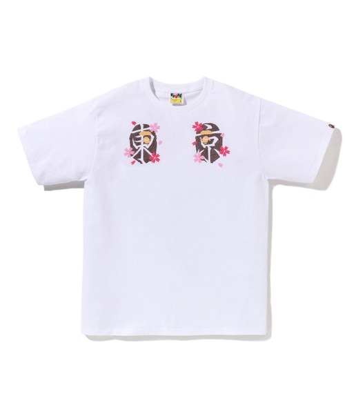A BATHING APE（アベイシングエイプ）の「SAKURA SOUVENIR TEE（Tシャツ/カットソー・メンズ・ブラック/ホワイト・SMALL/MEDIUM/XXX-LARGE/X-LARGE/XX-LARGE/LARGE）」の2枚目の写真