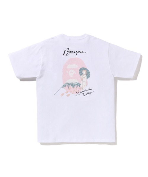 A BATHING APE（アベイシングエイプ）の「SAKURA SOUVENIR TEE（Tシャツ/カットソー・メンズ・ブラック/ホワイト・SMALL/MEDIUM/XXX-LARGE/X-LARGE/XX-LARGE/LARGE）」の3枚目の写真