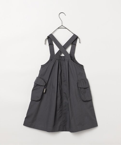 p.premier（ピードットプルミエ）の「BIGポケットジャンスカ（ジャンパースカート・キッズ・カーキ/チャコール/キャメル・120/110/90/140/130/80/100）」の21枚目の写真