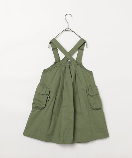 p.premier（ピードットプルミエ）の「BIGポケットジャンスカ（ジャンパースカート・キッズ・カーキ/チャコール/キャメル・120/110/90/140/130/80/100）」の22枚目の写真