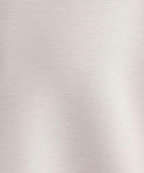 SHOO・LA・RUE（シューラルー）の「【セットアップ可/S－LL/なめらかタッチ】大人のきれいめスタイルに ノーカラージップブルゾン（ブルゾン・レディース・アイボリー/ネイビー/ナチュラル・04/03/02/01）」の7枚目の写真