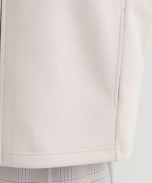 SHOO・LA・RUE（シューラルー）の「【セットアップ可/S－LL/なめらかタッチ】大人のきれいめスタイルに ノーカラージップブルゾン（ブルゾン・レディース・アイボリー/ネイビー/ナチュラル・04/03/02/01）」の22枚目の写真