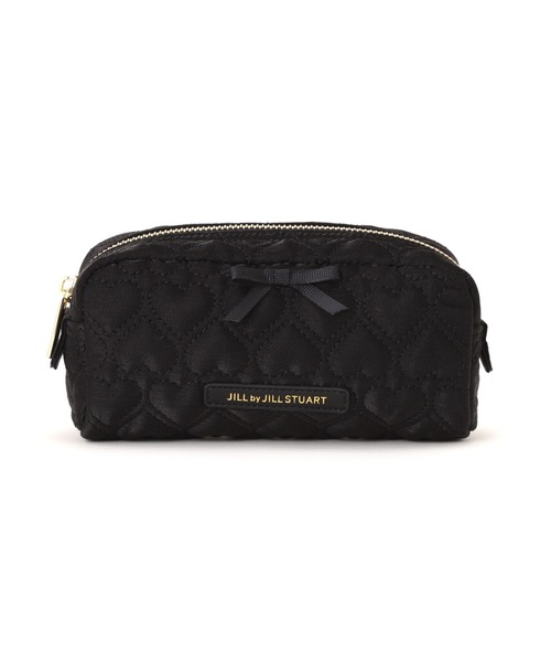 JILL by JILL STUART（ジルバイジルスチュアート）の「ハートキルトポーチ（ポーチ・レディース・ピンク/ラベンダー/ブラック系その他/ブラック・FREE）」の16枚目の写真