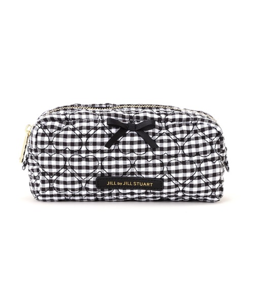 JILL by JILL STUART（ジルバイジルスチュアート）の「ハートキルトポーチ（ポーチ・レディース・ピンク/ラベンダー/ブラック系その他/ブラック・FREE）」の8枚目の写真