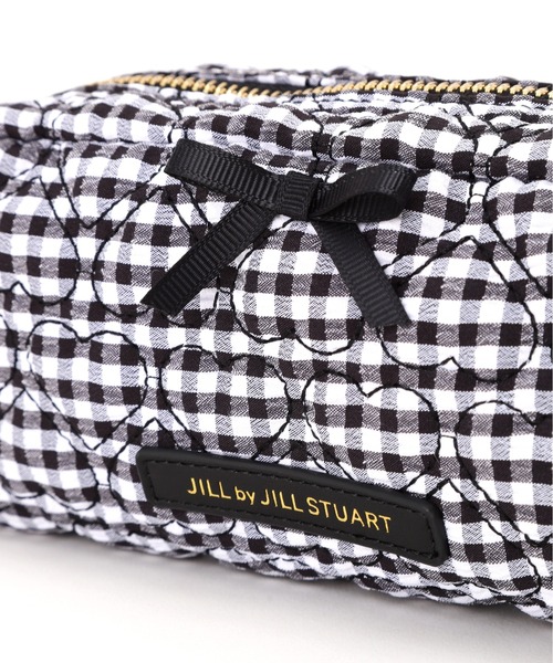 JILL by JILL STUART（ジルバイジルスチュアート）の「ハートキルトポーチ（ポーチ・レディース・ピンク/ラベンダー/ブラック系その他/ブラック・FREE）」の10枚目の写真