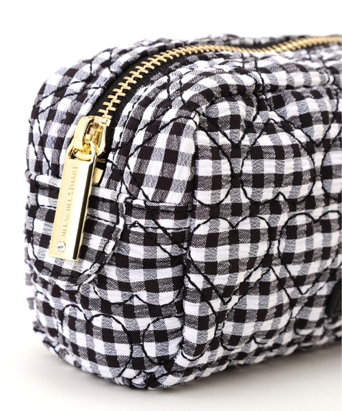 JILL by JILL STUART（ジルバイジルスチュアート）の「ハートキルトポーチ（ポーチ・レディース・ピンク/ラベンダー/ブラック系その他/ブラック・FREE）」の11枚目の写真