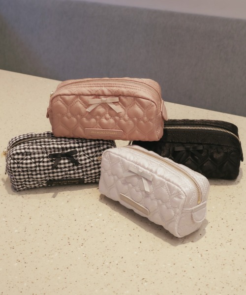 JILL by JILL STUART（ジルバイジルスチュアート）の「ハートキルトポーチ（ポーチ・レディース・ピンク/ラベンダー/ブラック系その他/ブラック・FREE）」の20枚目の写真