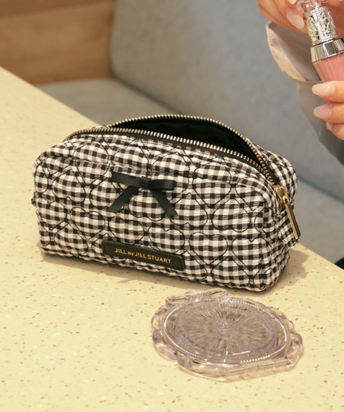 JILL by JILL STUART（ジルバイジルスチュアート）の「ハートキルトポーチ（ポーチ・レディース・ピンク/ラベンダー/ブラック系その他/ブラック・FREE）」の22枚目の写真