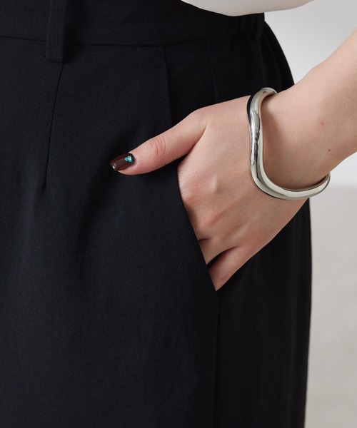 COLLAGE GALLARDAGALANTE（コラージュガリャルダガランテ）の「ジャージタイトスカート/セットアップ可/WEB限定サイズ展開（スカート・レディース・ブラック/ベージュ・2/FREE）」の17枚目の写真