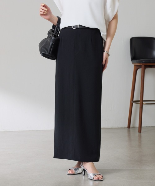 COLLAGE GALLARDAGALANTE（コラージュガリャルダガランテ）の「ジャージタイトスカート/セットアップ可/WEB限定サイズ展開（スカート・レディース・ブラック/ベージュ・2/FREE）」の14枚目の写真