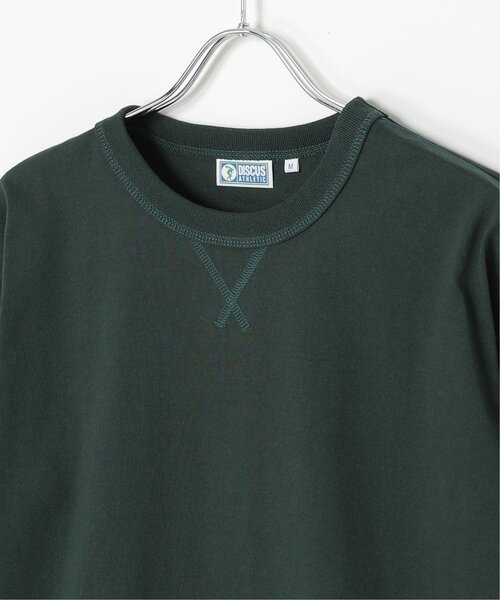 DISCUS ATHLETIC(ディスカス アスレチック)の「DISCUS ATHLETIC ディスカス アスレティック USAコットンヘビースウェットTシャツ(Tシャツ/カットソー・メンズ・ブラック/オフホワイト/ダークグリーン/ベージュ・L/LL/M)」の9枚目の写真
