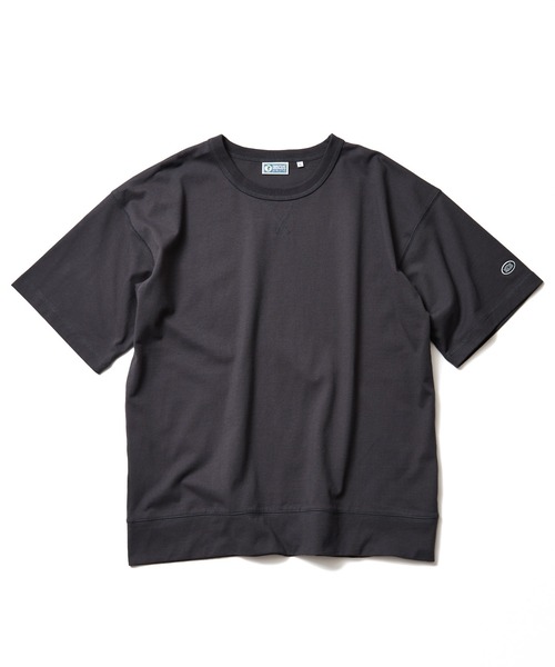 DISCUS ATHLETIC(ディスカス アスレチック)の「DISCUS ATHLETIC ディスカス アスレティック USAコットンヘビースウェットTシャツ(Tシャツ/カットソー・メンズ・ブラック/オフホワイト/ダークグリーン/ベージュ・L/LL/M)」の1枚目の写真