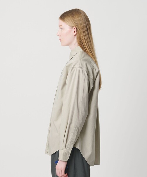 NICE WEATHER(ナイスウェザー)の「<NICE WEATHER>ツイル ボタンダウン シャツ(シャツ/ブラウス・メンズ・ベージュ/ネイビー・M/S/L)」の8枚目の写真