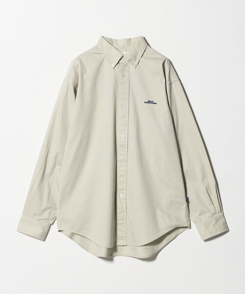 NICE WEATHER(ナイスウェザー)の「<NICE WEATHER>ツイル ボタンダウン シャツ(シャツ/ブラウス・メンズ・ベージュ/ネイビー・M/S/L)」の10枚目の写真