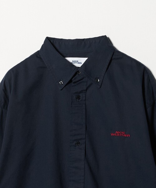 NICE WEATHER(ナイスウェザー)の「<NICE WEATHER>ツイル ボタンダウン シャツ(シャツ/ブラウス・メンズ・ベージュ/ネイビー・M/S/L)」の19枚目の写真