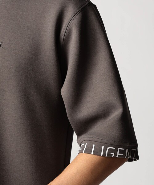 NICOLE CLUB FOR MEN(ニコルクラブフォーメン)の「スポンジダンボールニット 5分袖プルオーバー(Tシャツ/カットソー・メンズ・カーキ/ブラック/ブルー/ホワイト/ライトグレー・XL/M/L)」の14枚目の写真