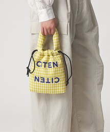 CITEN | ＜CITEN＞パデッドギンガムキンチャク(ショルダーバッグ)