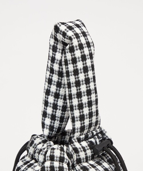 CITEN（シテン）の「＜CITEN＞パデッドギンガムキンチャク（ショルダーバッグ・レディース・ブラック/イエロー/ケリーグリーン・FREE）」の15枚目の写真