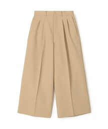 HAVERSACK | HAVERSACK ATTIRE ウールギャバジン 2プリーツワイドパンツ(その他パンツ)