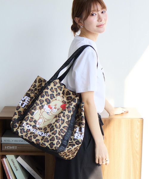 LOVE BOAT(ラブ・ボート)の「【HELLO KITTY/ハローキティ】×【LOVE BOAT/ラブボート】バルーントートバッグ(トートバッグ・レディース・その他1/レオパード・FREE)」の2枚目の写真