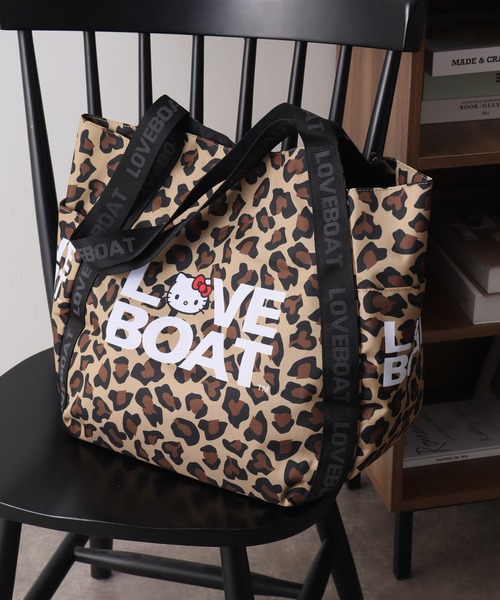 LOVE BOAT(ラブ・ボート)の「【HELLO KITTY/ハローキティ】×【LOVE BOAT/ラブボート】バルーントートバッグ(トートバッグ・レディース・その他1/レオパード・FREE)」の1枚目の写真