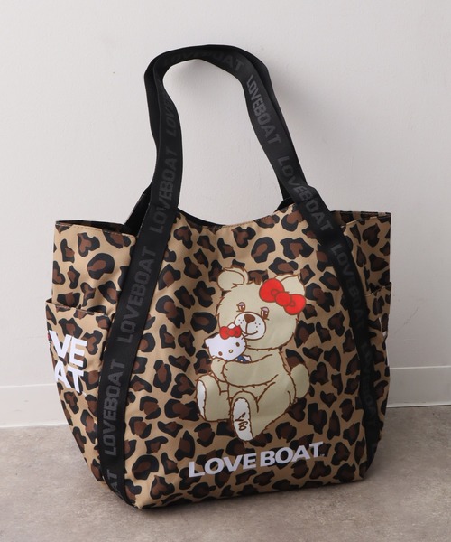 LOVE BOAT(ラブ・ボート)の「【HELLO KITTY/ハローキティ】×【LOVE BOAT/ラブボート】バルーントートバッグ(トートバッグ・レディース・その他1/レオパード・FREE)」の3枚目の写真