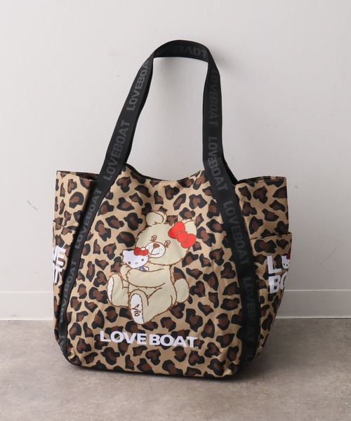 LOVE BOAT(ラブ・ボート)の「【HELLO KITTY/ハローキティ】×【LOVE BOAT/ラブボート】バルーントートバッグ(トートバッグ・レディース・その他1/レオパード・FREE)」の4枚目の写真