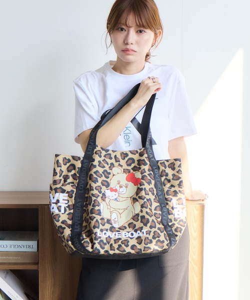 LOVE BOAT(ラブ・ボート)の「【HELLO KITTY/ハローキティ】×【LOVE BOAT/ラブボート】バルーントートバッグ(トートバッグ・レディース・その他1/レオパード・FREE)」の13枚目の写真