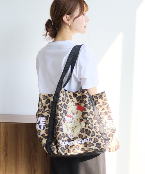 LOVE BOAT(ラブ・ボート)の「【HELLO KITTY/ハローキティ】×【LOVE BOAT/ラブボート】バルーントートバッグ(トートバッグ・レディース・その他1/レオパード・FREE)」の14枚目の写真