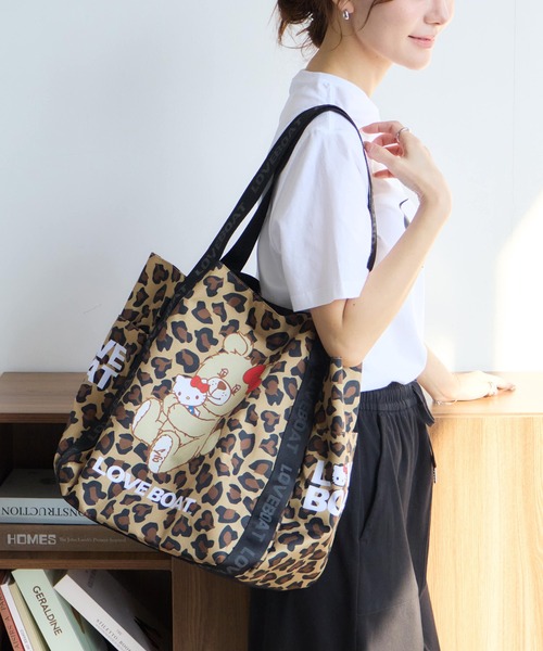 LOVE BOAT(ラブ・ボート)の「【HELLO KITTY/ハローキティ】×【LOVE BOAT/ラブボート】バルーントートバッグ(トートバッグ・レディース・その他1/レオパード・FREE)」の15枚目の写真