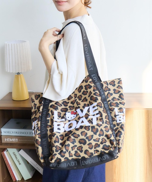 LOVE BOAT(ラブ・ボート)の「【HELLO KITTY/ハローキティ】×【LOVE BOAT/ラブボート】バルーントートバッグ(トートバッグ・レディース・その他1/レオパード・FREE)」の16枚目の写真