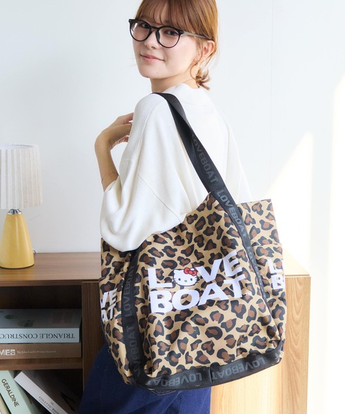 LOVE BOAT(ラブ・ボート)の「【HELLO KITTY/ハローキティ】×【LOVE BOAT/ラブボート】バルーントートバッグ(トートバッグ・レディース・その他1/レオパード・FREE)」の18枚目の写真