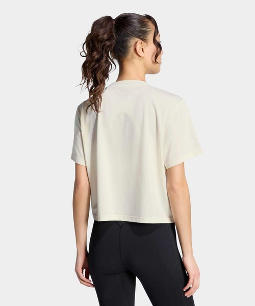 adidas(アディダス)の「LES MILLS マインド グラフィック Tシャツ / アディダス adidas(Tシャツ/カットソー・レディース・ホワイト・XX-LARGE/LARGE/MEDIUM/SMALL/X-LARGE/X-SMALL)」の2枚目の写真