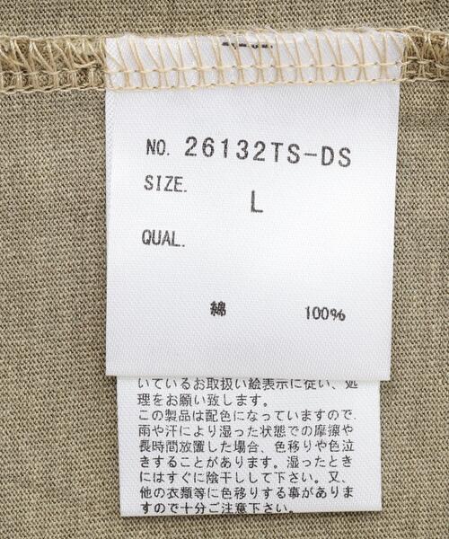DANKE SCHON（ダンケシェーン）の「DankeSchon/ダンケシェーン/PIGMENT STENCIL S/S TEE（Tシャツ/カットソー・メンズ・ベージュ/ブラック・L/M）」の13枚目の写真