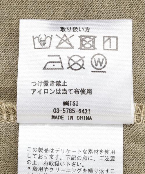 DANKE SCHON（ダンケシェーン）の「DankeSchon/ダンケシェーン/PIGMENT STENCIL S/S TEE（Tシャツ/カットソー・メンズ・ベージュ/ブラック・L/M）」の12枚目の写真