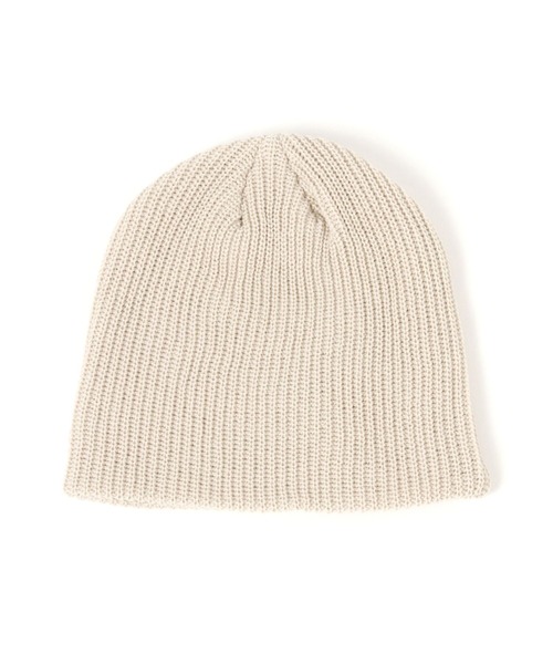 GLOBAL WORK（グローバルワーク）の「ニットビーニー/661444（ニットキャップ/ビーニー・レディース・ブラック/オフホワイト/グレー・FREE）」の2枚目の写真