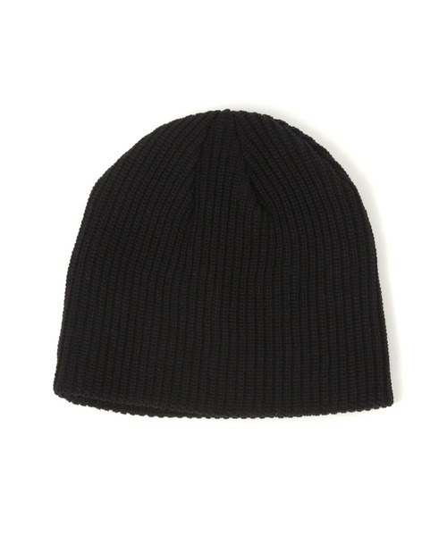 GLOBAL WORK（グローバルワーク）の「ニットビーニー/661444（ニットキャップ/ビーニー・レディース・ブラック/オフホワイト/グレー・FREE）」の4枚目の写真