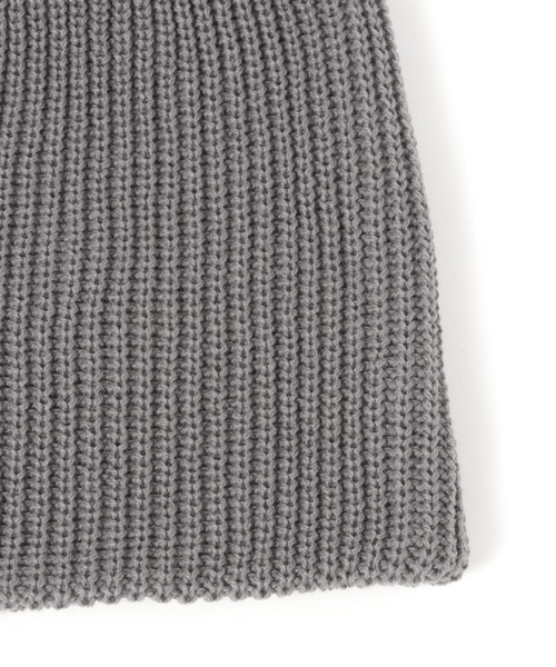 GLOBAL WORK（グローバルワーク）の「ニットビーニー/661444（ニットキャップ/ビーニー・レディース・ブラック/オフホワイト/グレー・FREE）」の10枚目の写真