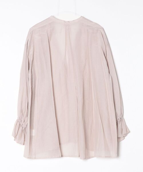 suzuki takayuki(スズキタカユキ)の「smock blouse(シャツ/ブラウス・レディース・ブラウン/アイボリー・FREE)」の5枚目の写真