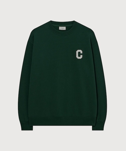 COVERNAT(カバーナット)の「C LOGO SWEATSHIRT(スウェット・メンズ・イエロー系その他/ブラック/ヘザーグレー/チャコールグレー/グリーン・X-LARGE/LARGE/MEDIUM/SMALL/XX-LARGE/X-SMALL)」の4枚目の写真