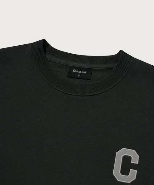 COVERNAT(カバーナット)の「C LOGO SWEATSHIRT(スウェット・メンズ・イエロー系その他/ブラック/ヘザーグレー/チャコールグレー/グリーン・X-LARGE/LARGE/MEDIUM/SMALL/XX-LARGE/X-SMALL)」の11枚目の写真