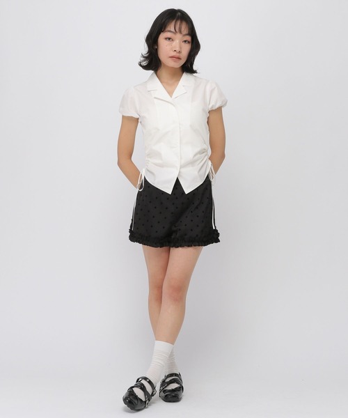 3.3 Field Trip （3.3フィールドトリップ）の「3.3 Field Trip／パフスリーブシャツ（シャツ/ブラウス・レディース・サックスブルー/オフホワイト・FREE）」の3枚目の写真